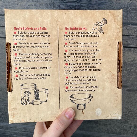 NEW Pail and Bird Bath De-Icer by Allied Precision Industries - Picture 3 of 4